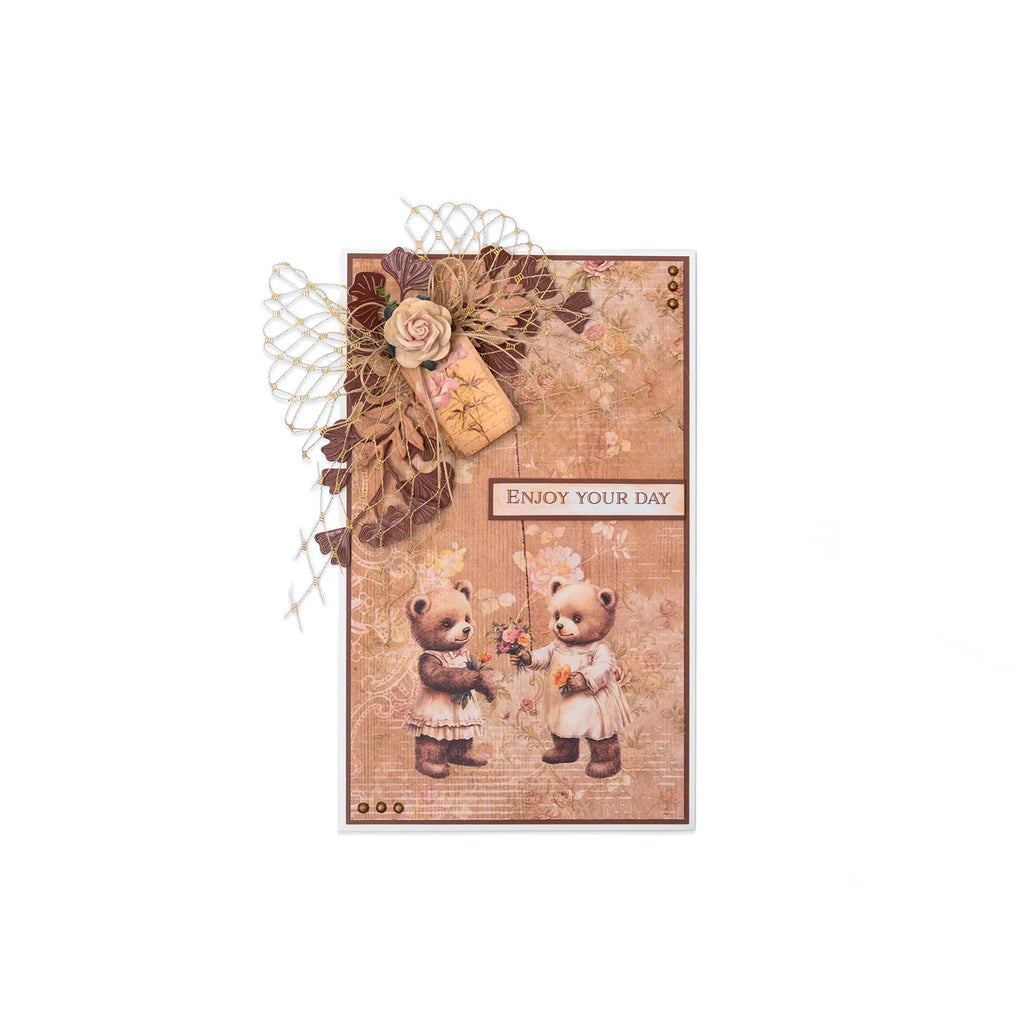 Studio Light - Teddy's Tea Time - Uni Paper Pad - 12 colors