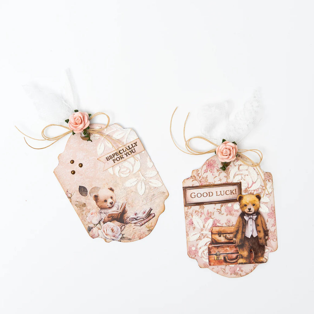 Studio Light - Teddy's Tea Time - Tags - ATC tags