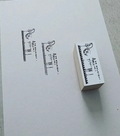 Houten stempel - background