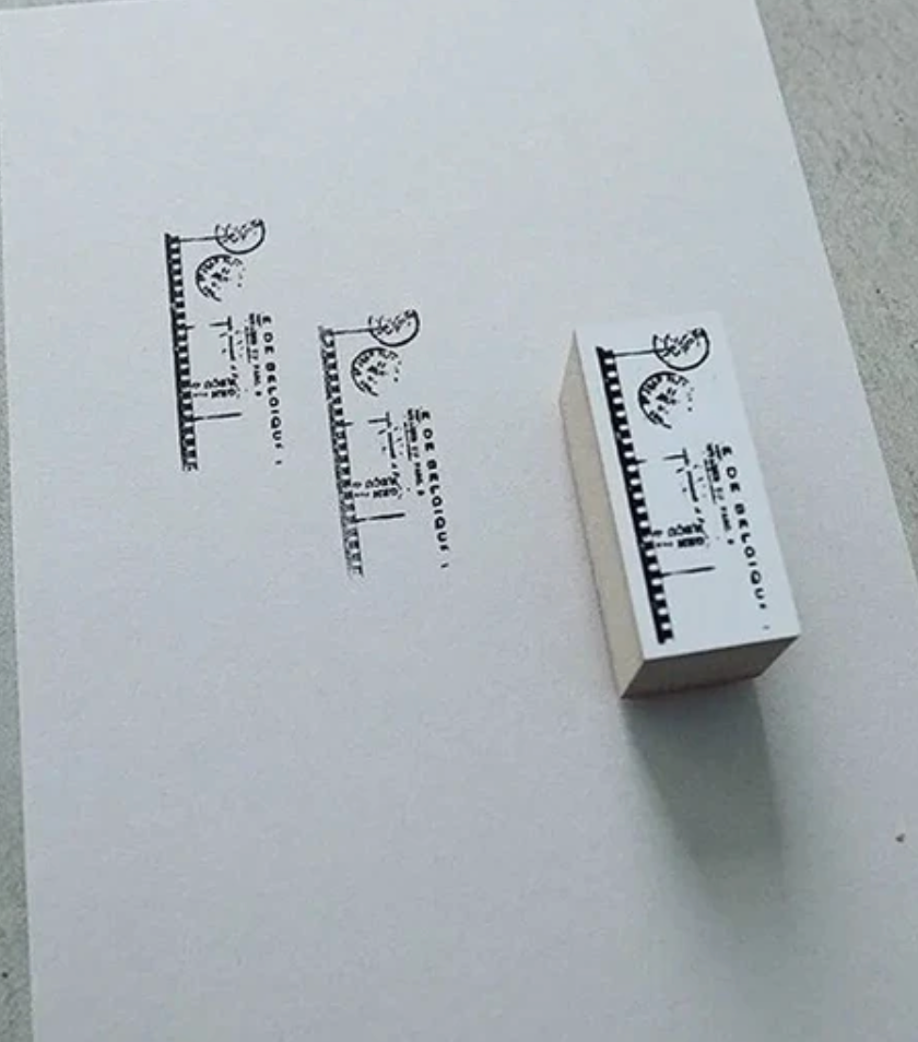 Houten stempel - background
