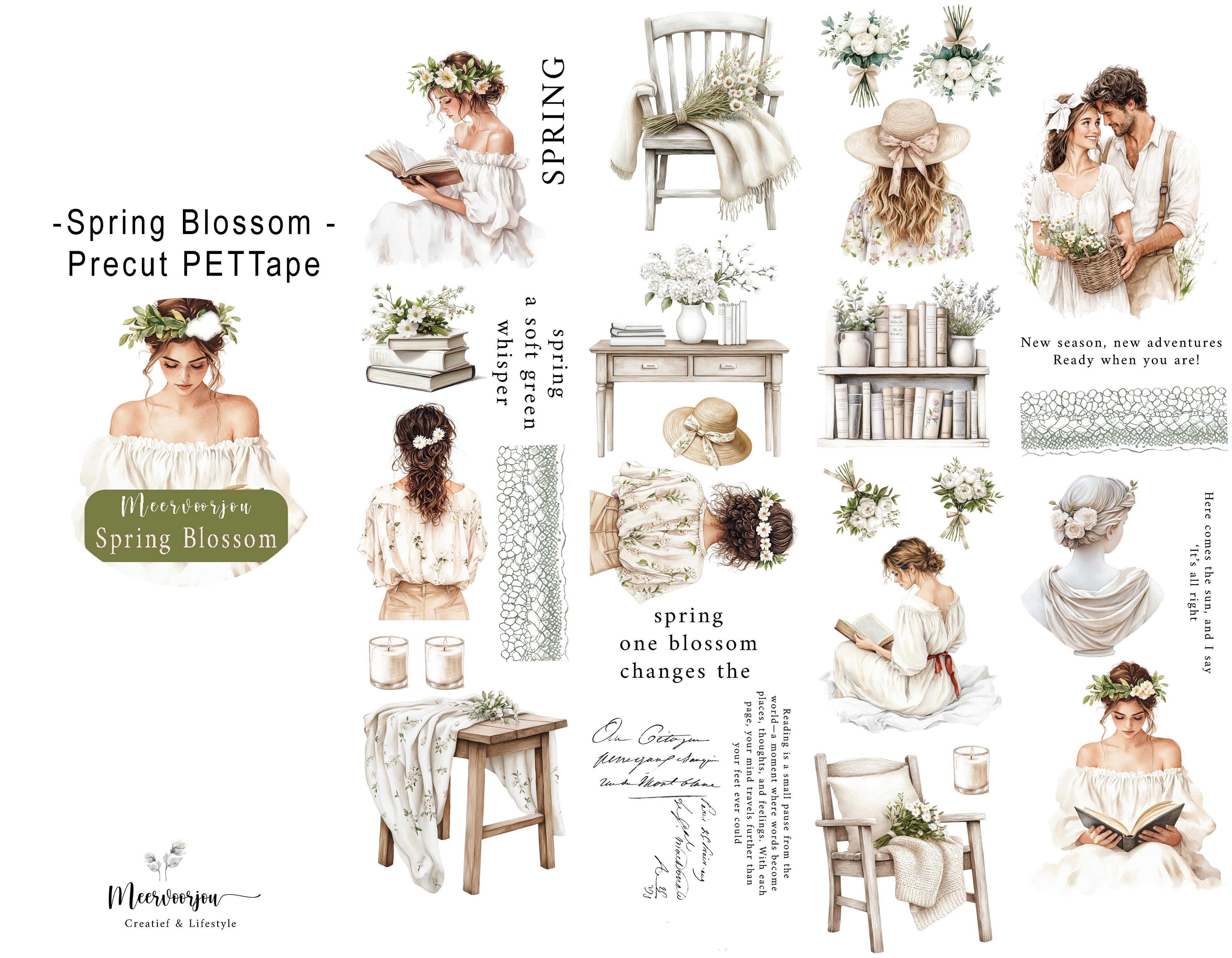 Pre-cut PETTape - Spring Blossom