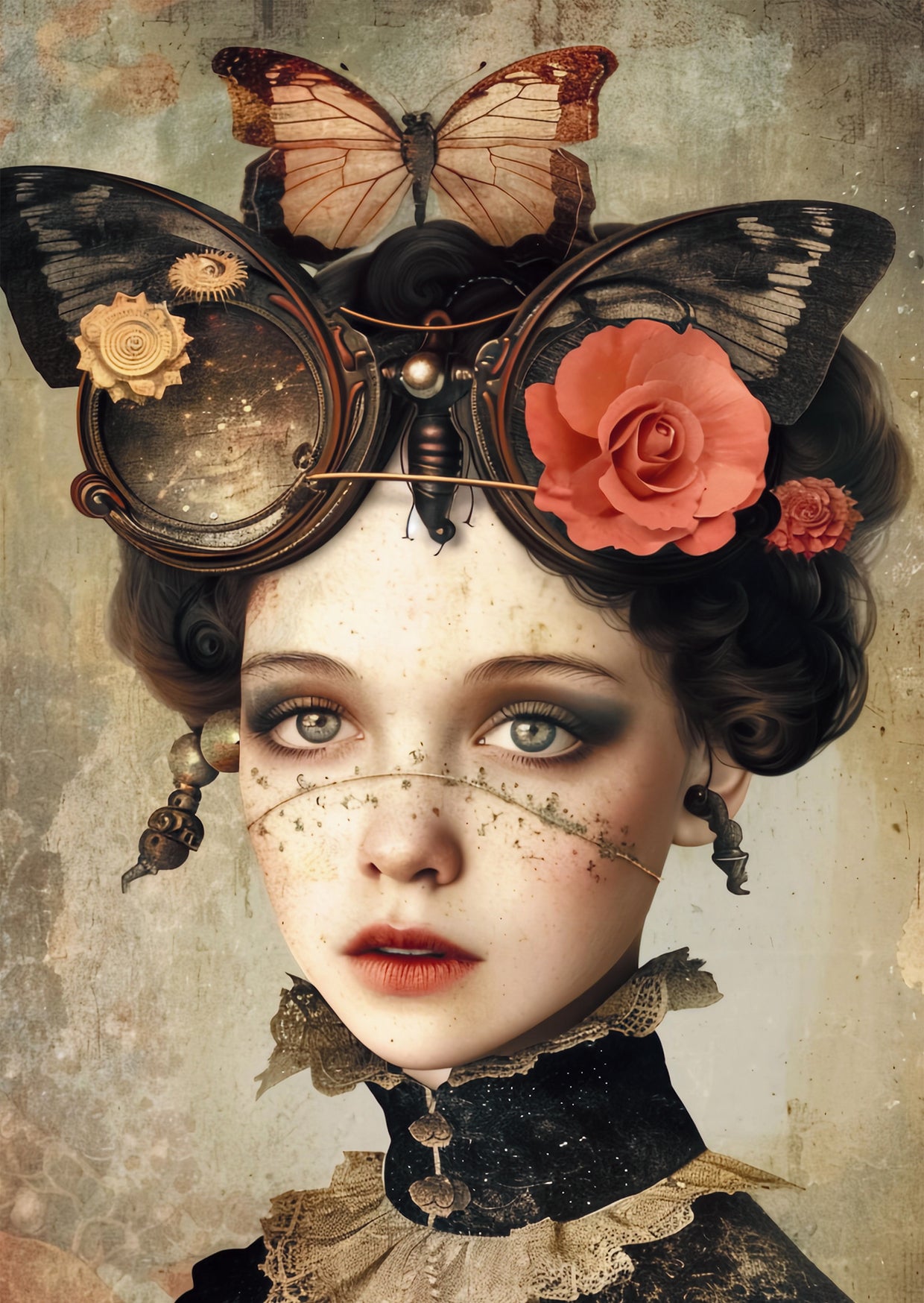 Ansichtkaart - Steampunk 01
