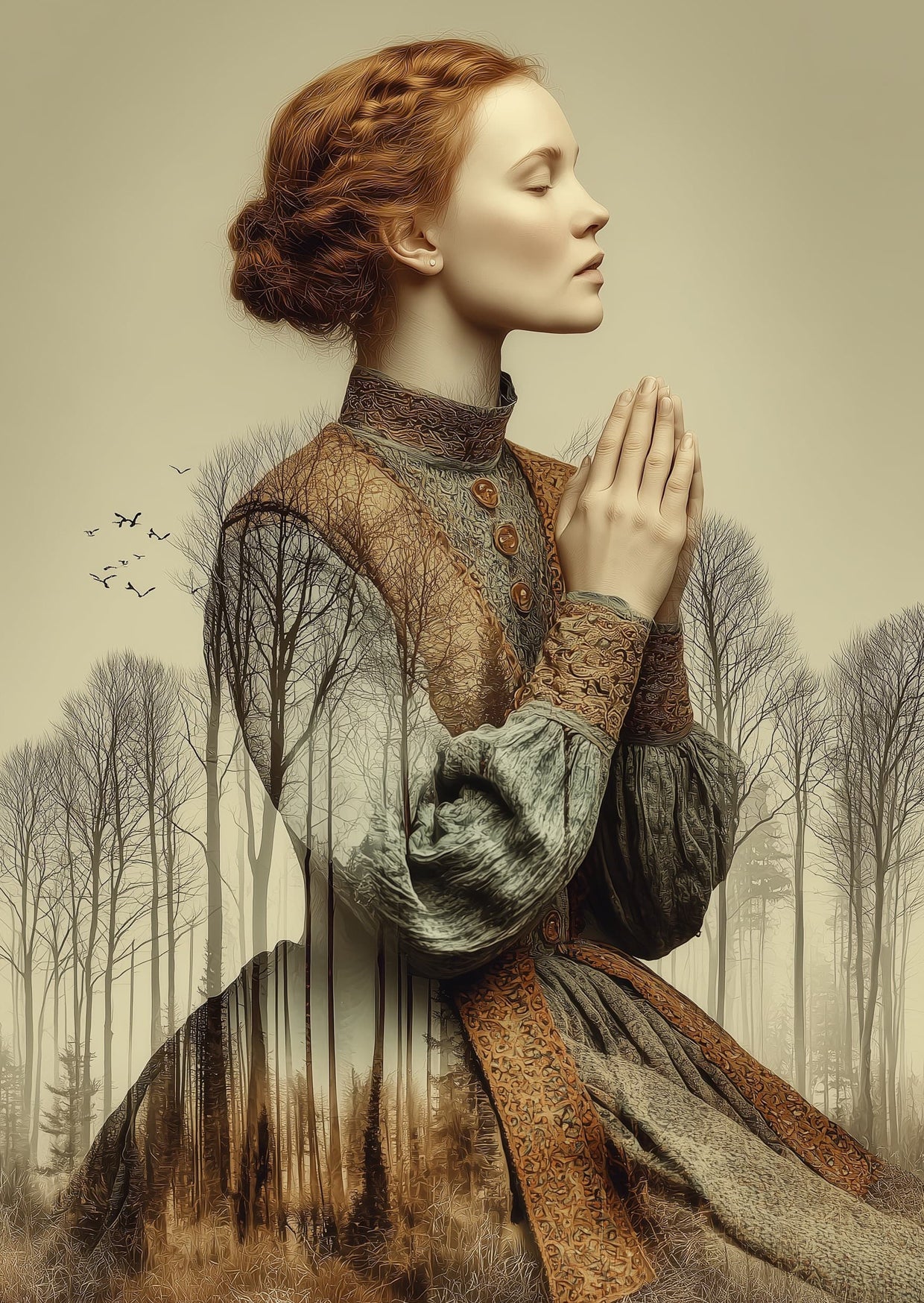 Ansichtkaart  - Autumn Whispers 01