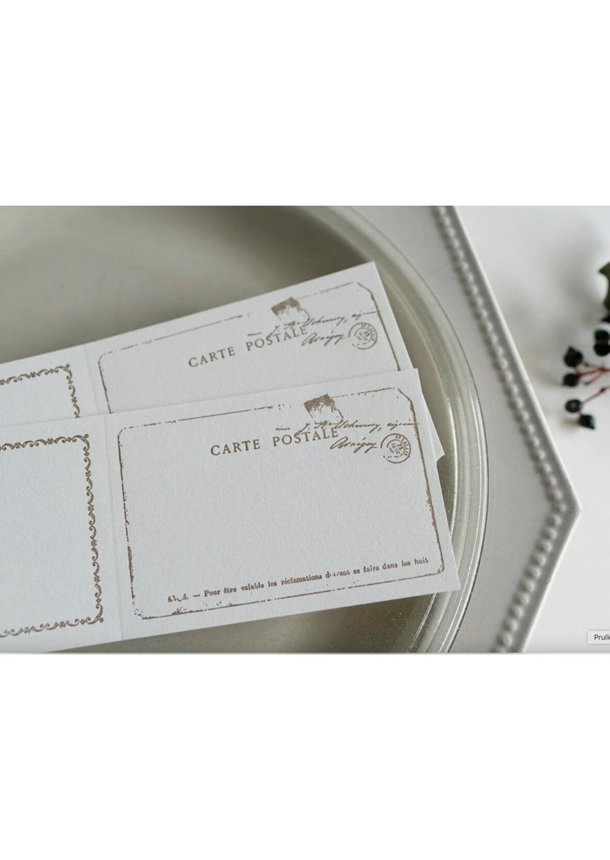 Memo Pad Letter Bronze or Black