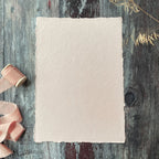 Handmade Cotton Paper - Blush