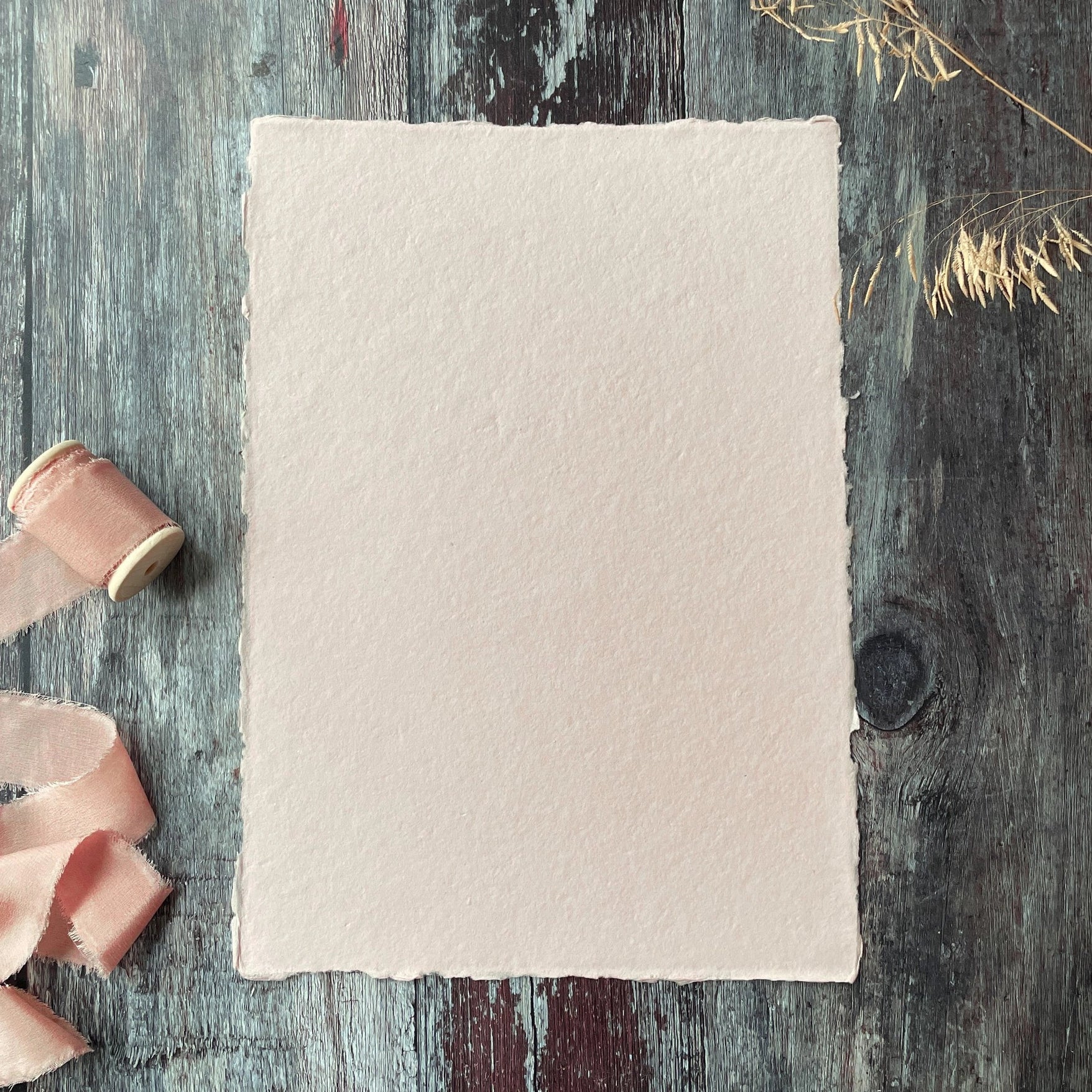 Handmade Cotton Paper - Blush