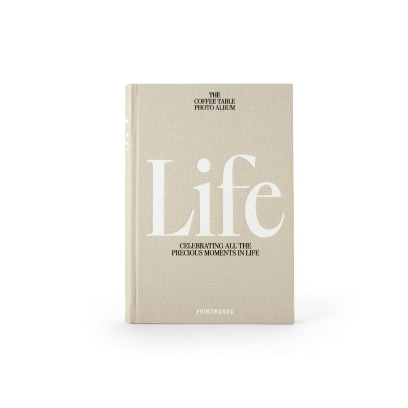 Tafel fotoboek - Life ( beige )
