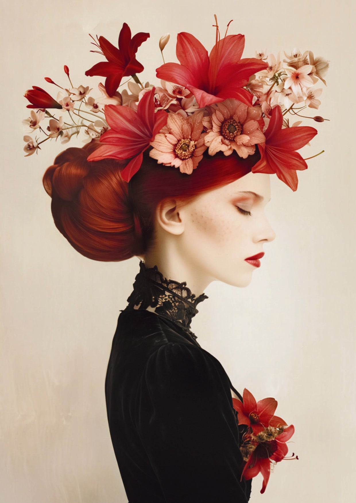 Ansichtkaart - Flowerhead 03