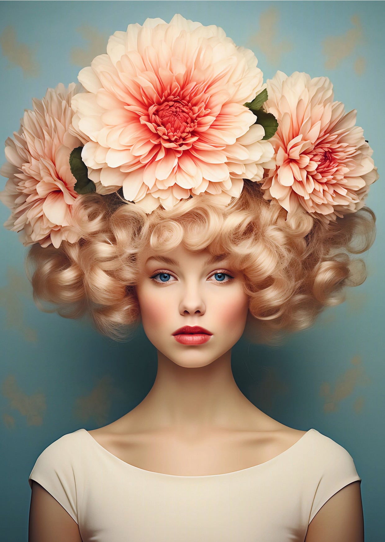 Ansichtkaart - Flowerhead 04