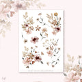 Journal sticker van het merk HelloPetitPAper - Book Lover - Large Floral Deco