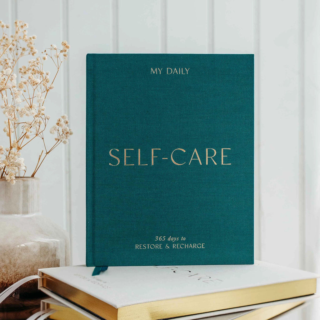 Daily Self-Care (Jupiter) Reflection and Gratitude Journal (Blush&Gold)
