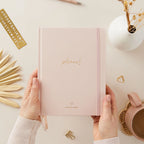 Undated Weekly Planner - Blush (Cloth) - Diary Gift For Her