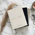 Daily Self-Care (Almond) Reflection and Gratitude Journal (Blush&Gold)