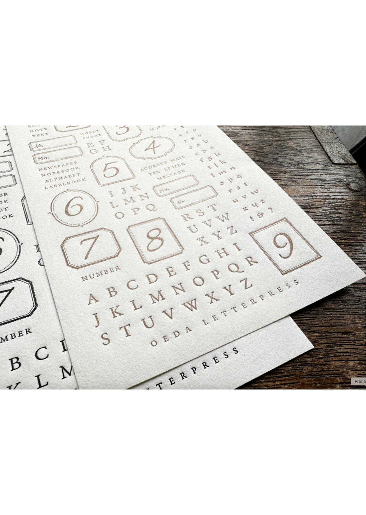 Decoration Letter Bronze or Black