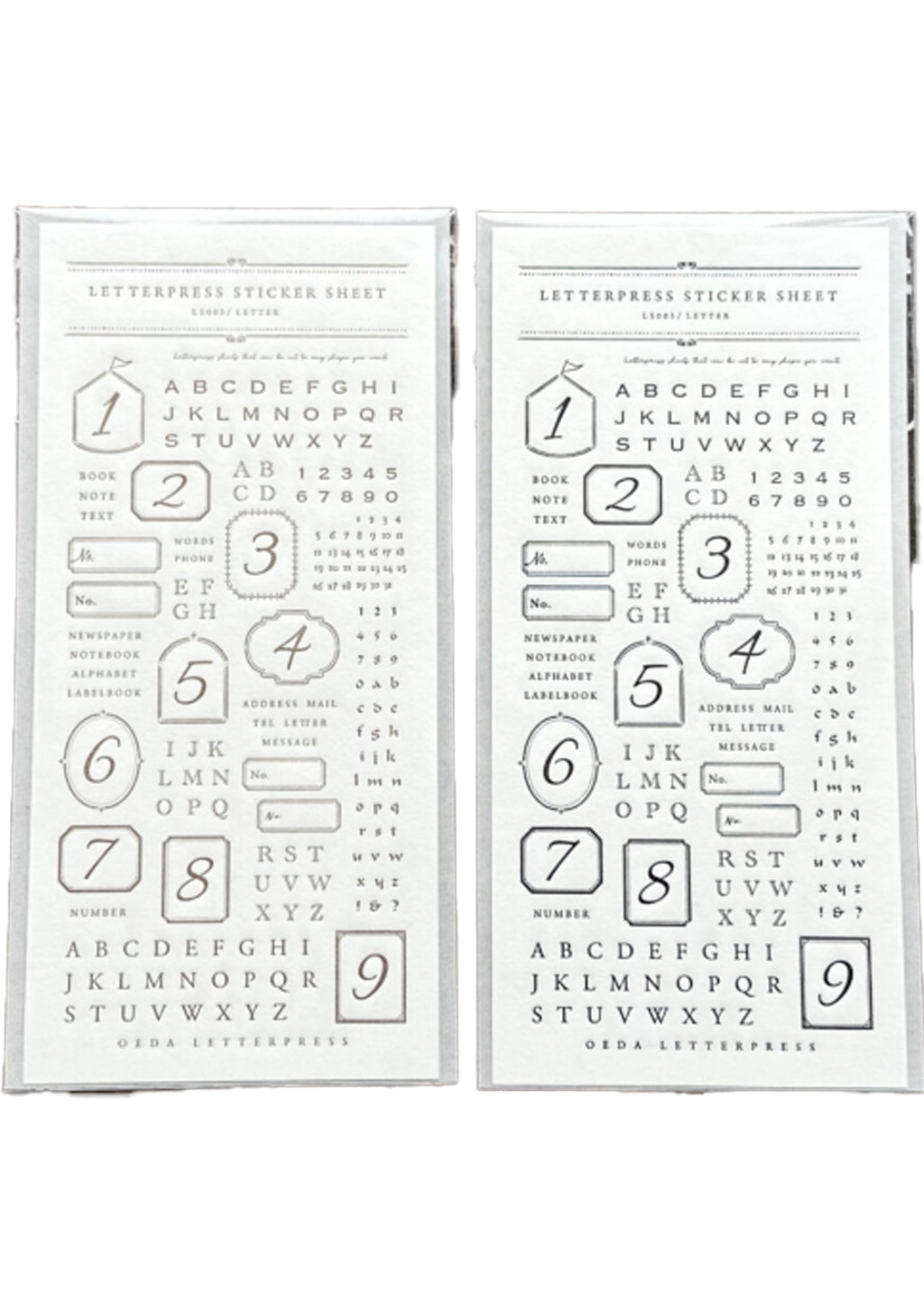 Decoration Letter Bronze or Black