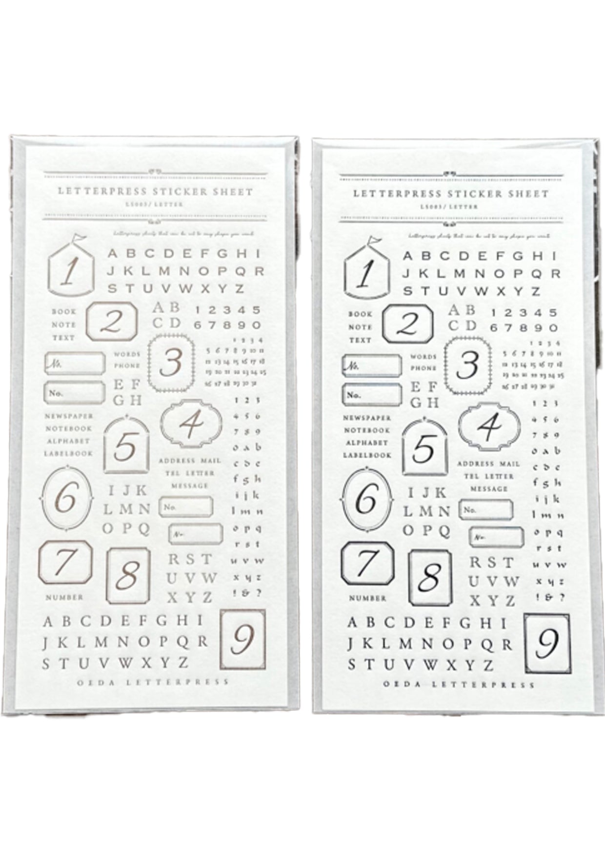 Decoration Letter Bronze or Black