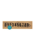 Houten stempel van het merk Florilége Design - nummers