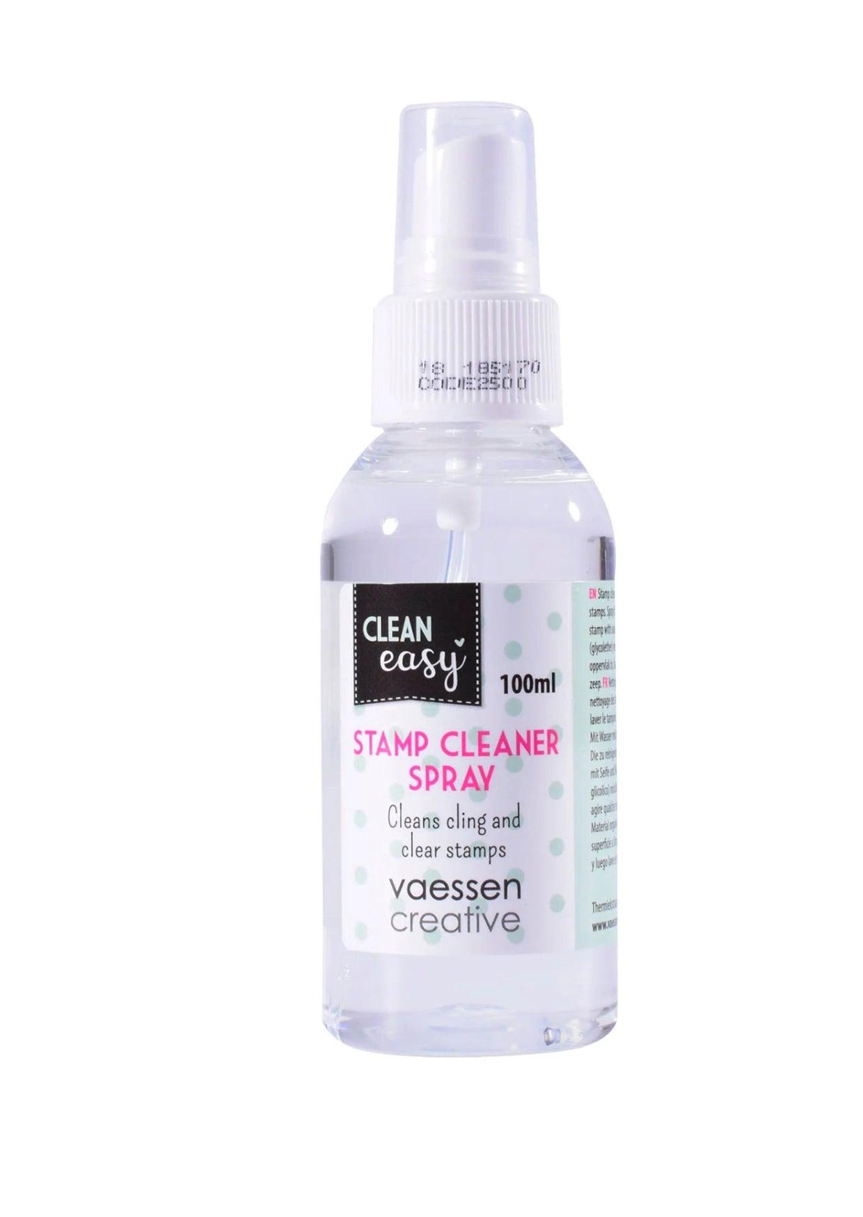 Stamp cleaner spray