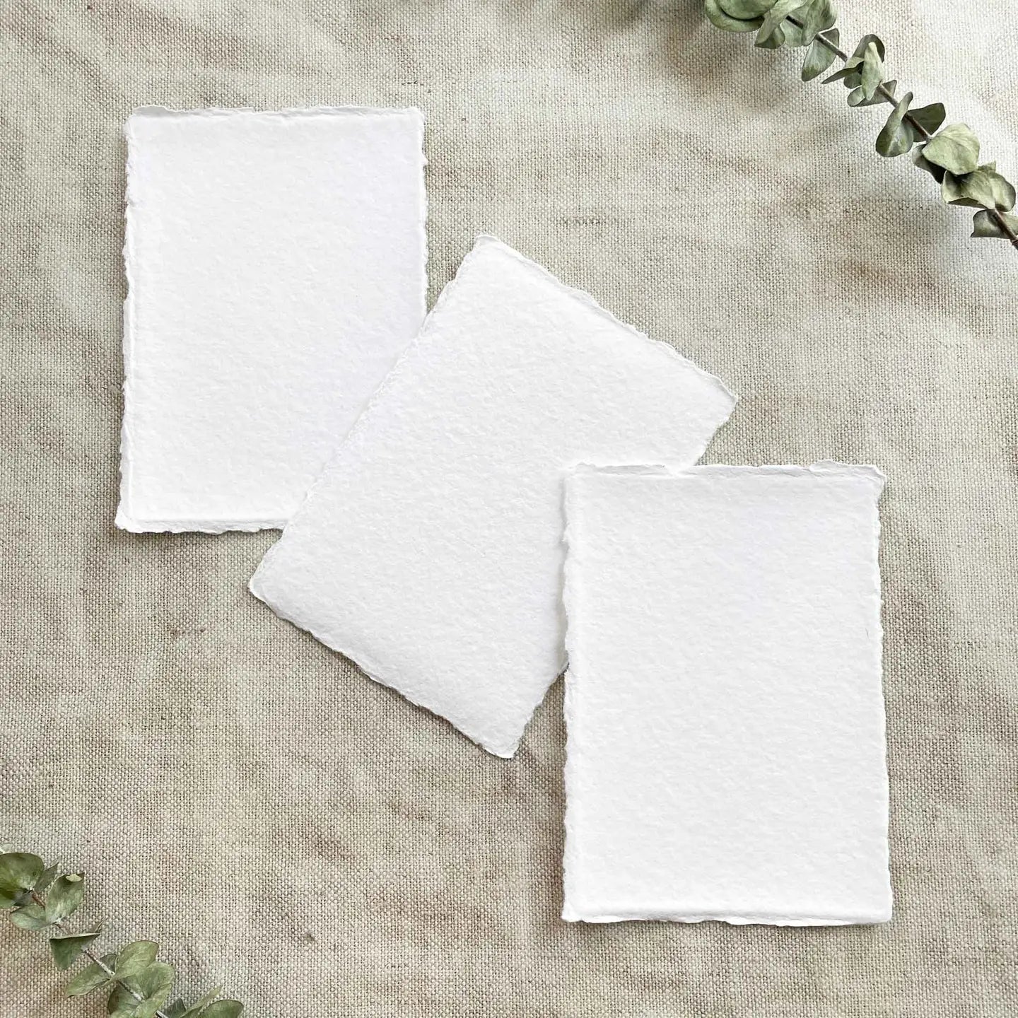 Handmade Cotton Paper - White