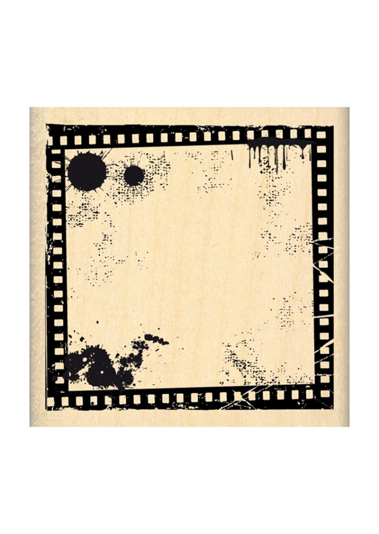 Houten stempel van het merk Florilége Design - grunge fotolijst