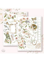 Journal sticker van het merk HelloPetitPaper  - Delicate Blooms  journaling sticker kit