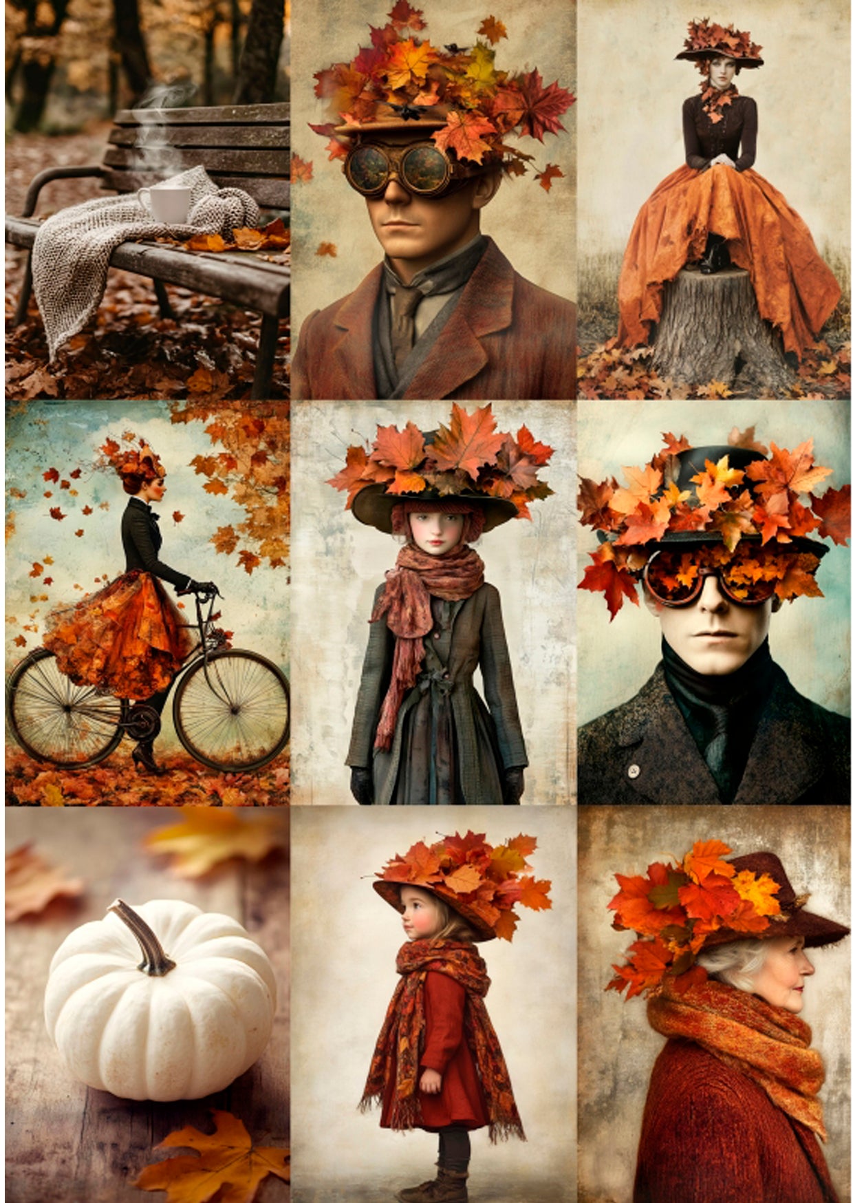 Papieren blok - Herfst