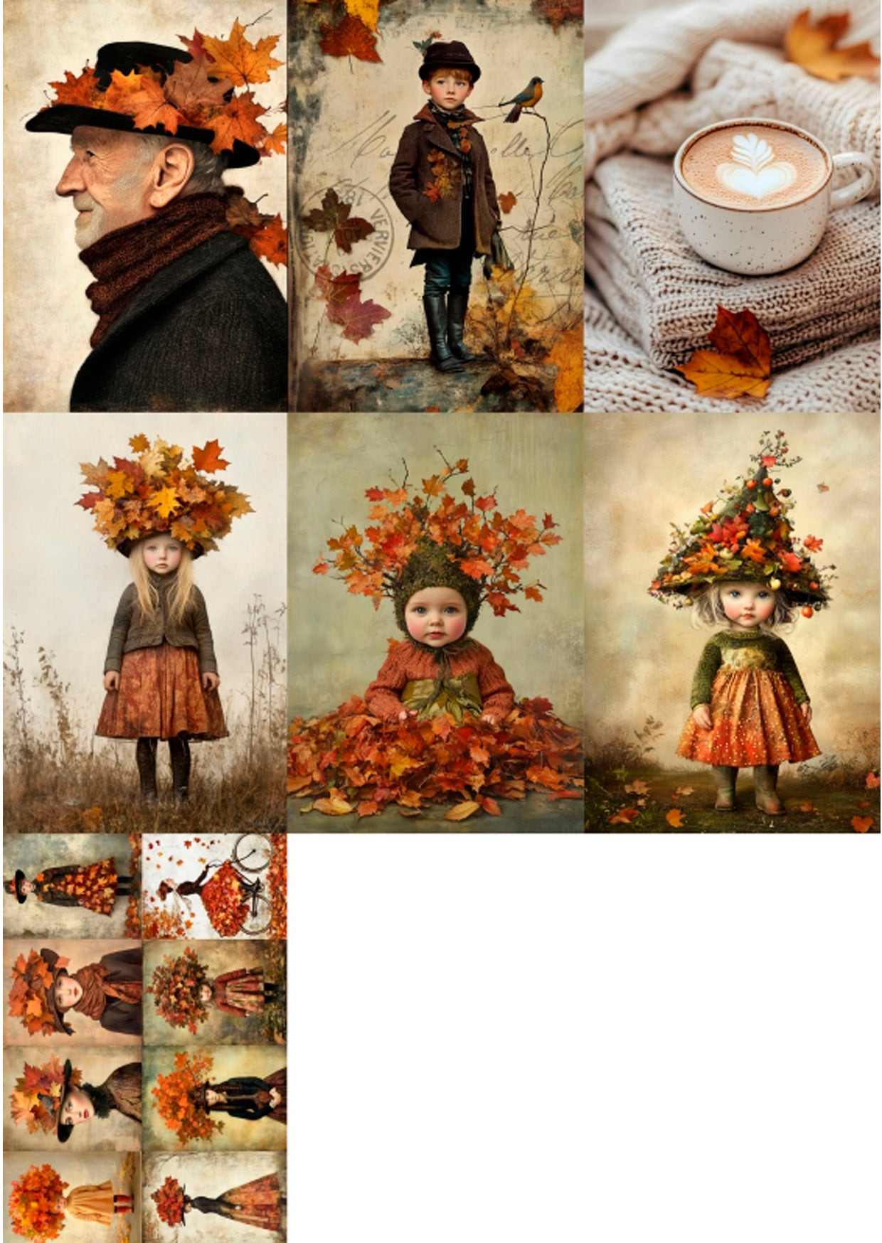 Papieren blok - Herfst