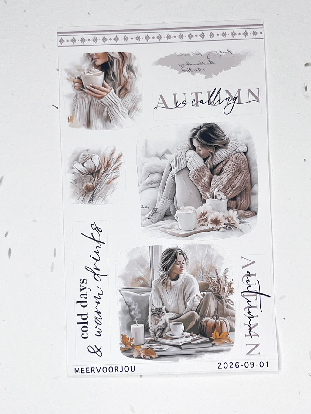 Journal stickerset - Cozy Autumn Mood