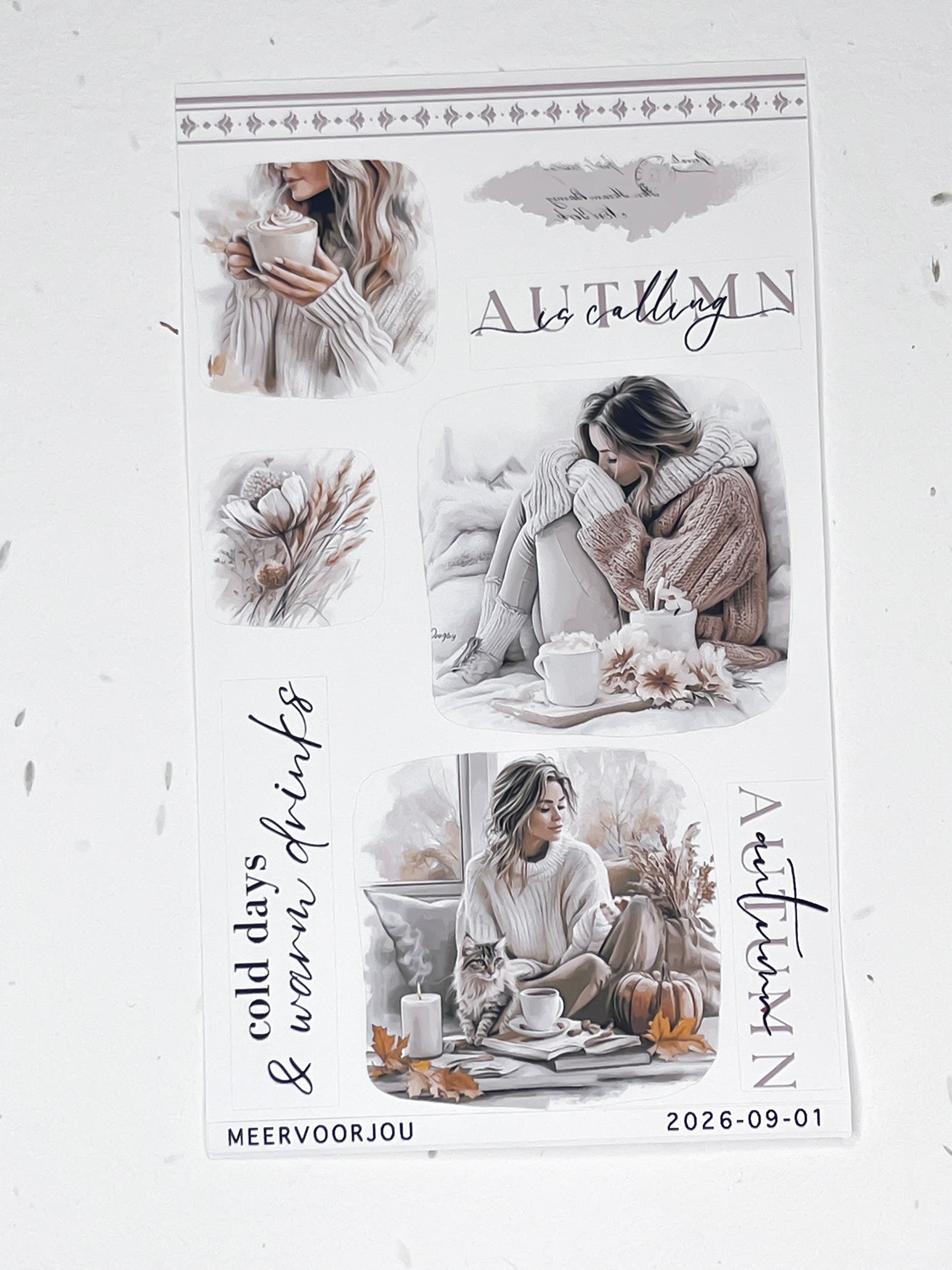 Journal stickerset - Cozy Autumn Mood