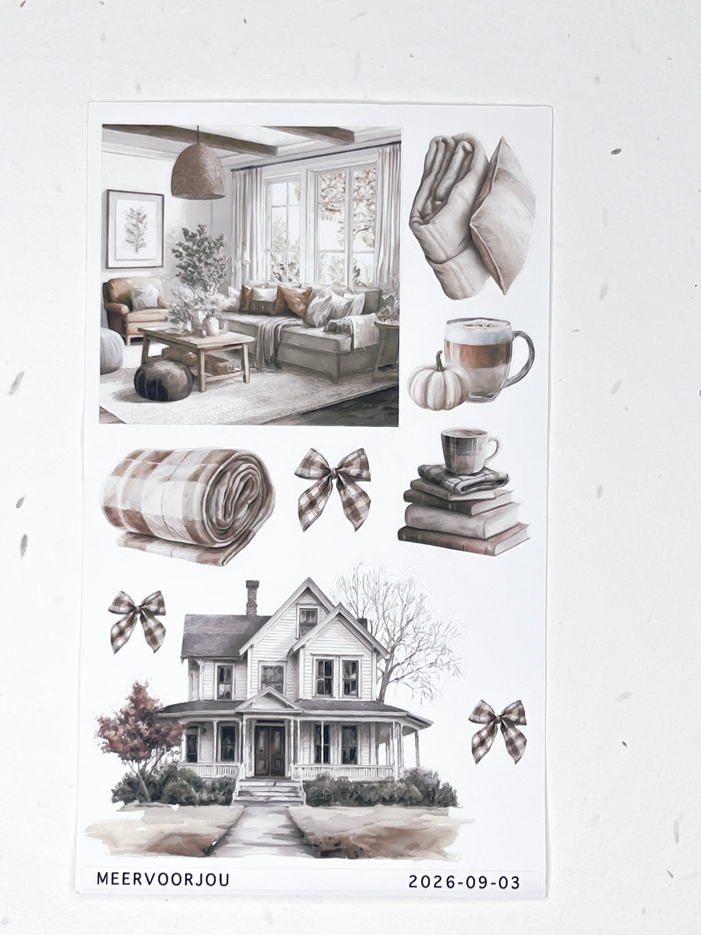 Journal stickerset - Autumn