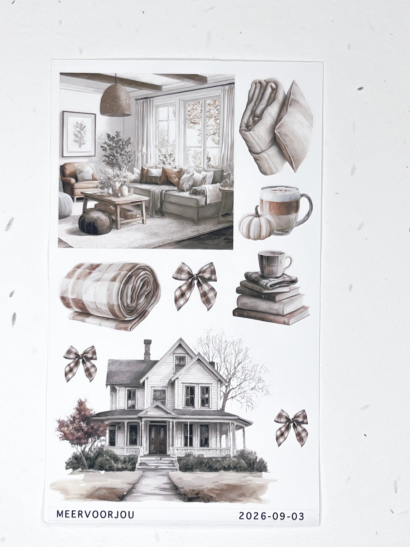 Journal stickerset - Autumn