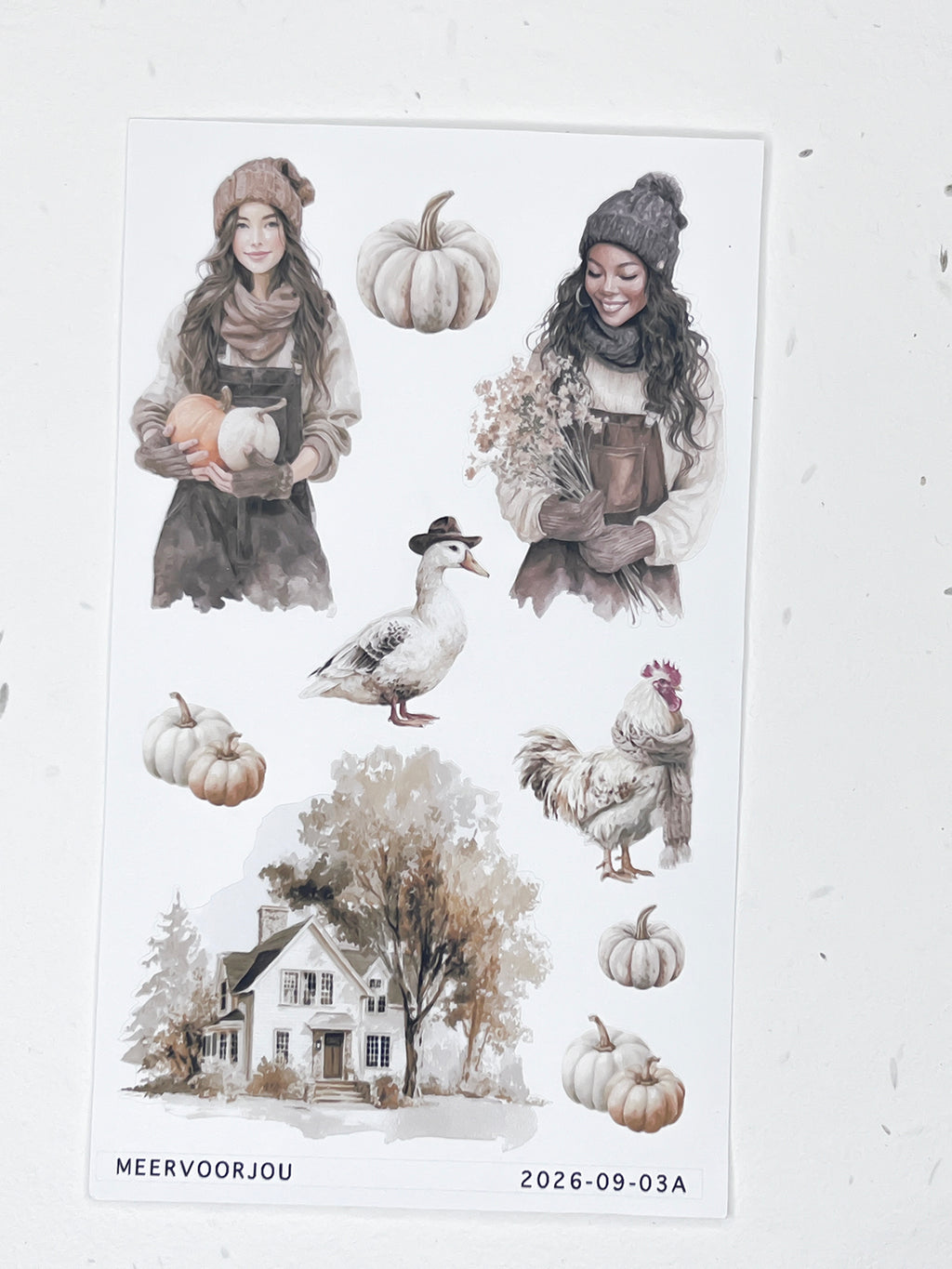 Journal stickerset - Autumn
