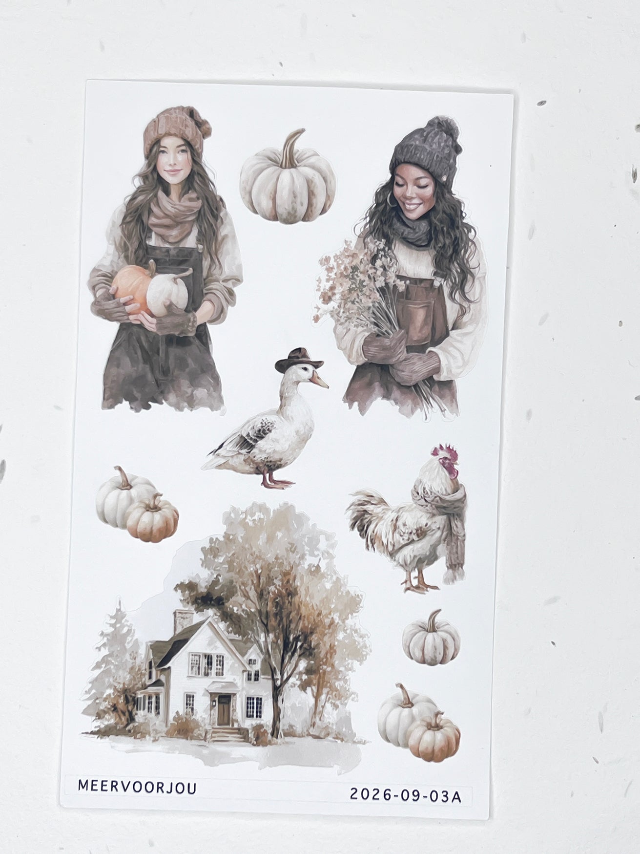Journal stickerset - Autumn