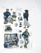 Journal sticker - Cozy rainy day