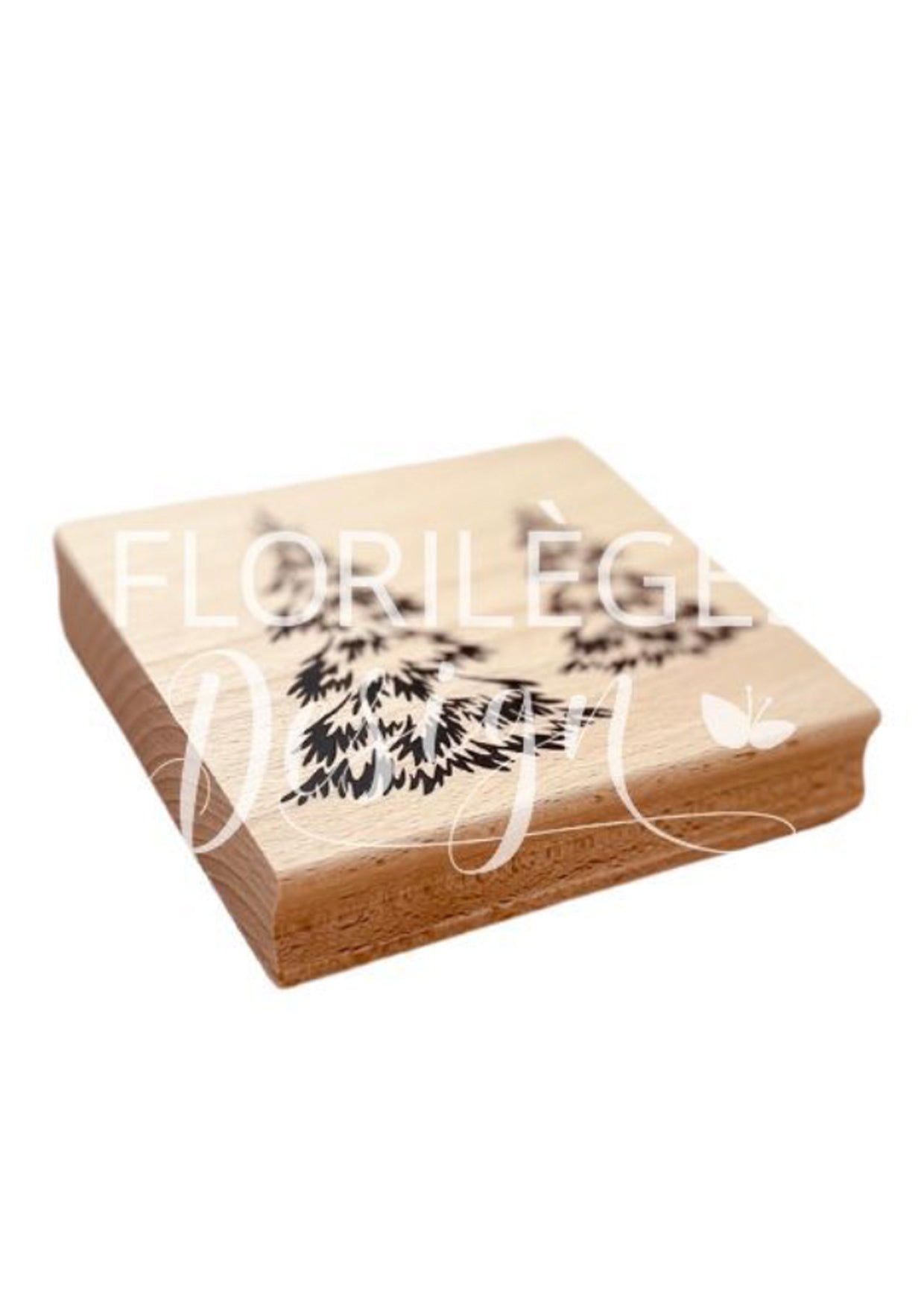 Houten stempel van het merk Florilége Design - kerstboom