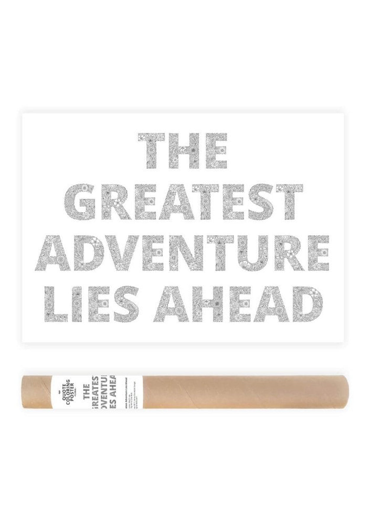 Bloemenkleurposter -  The greatest ....