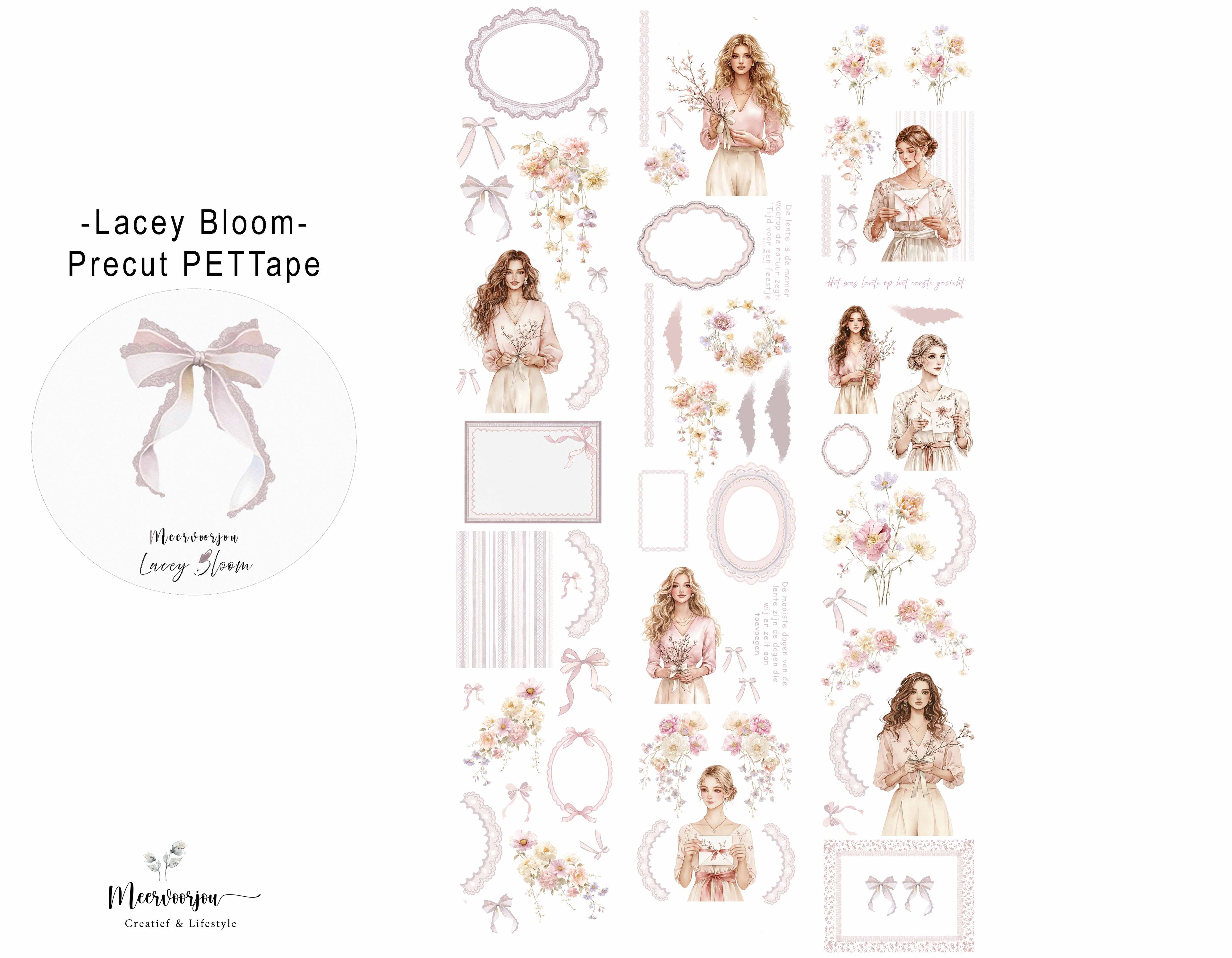 Pre-cut PETTape - Lacy Bloom