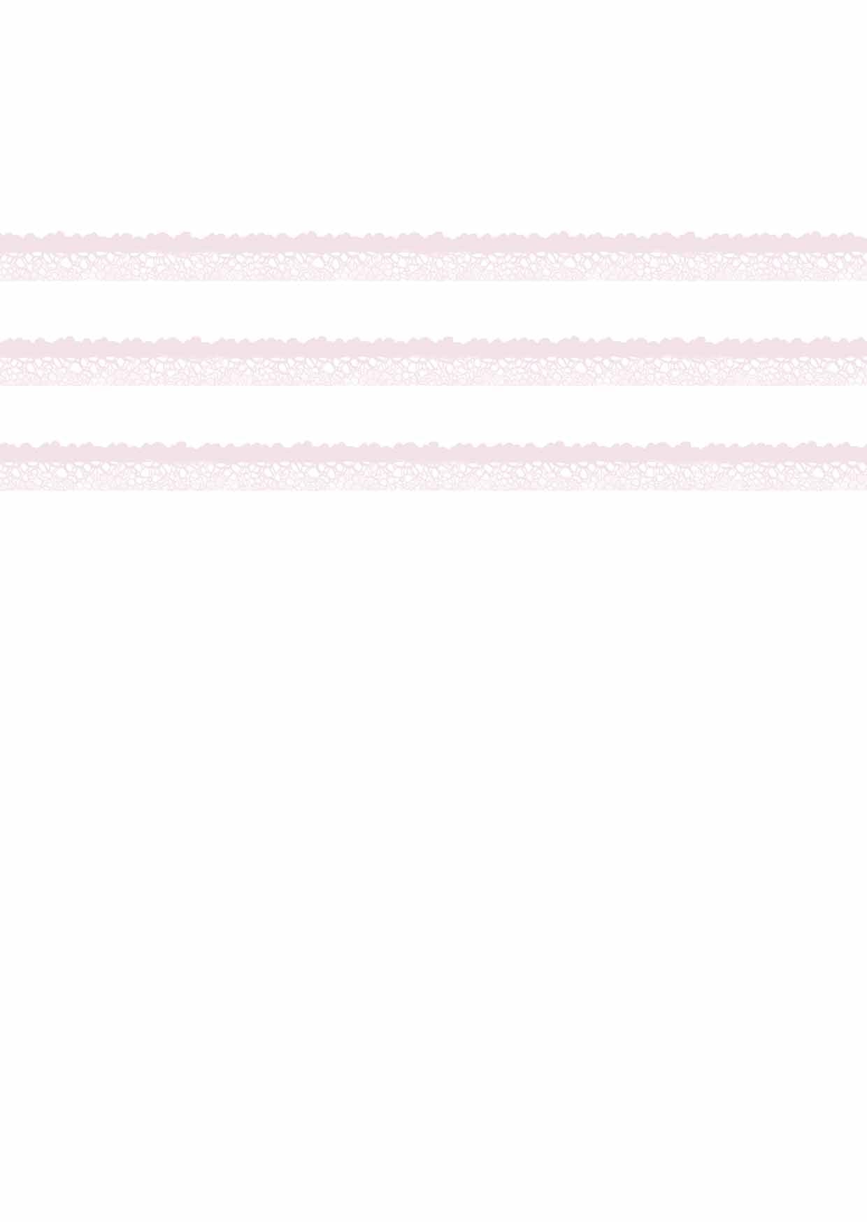 Washitape - Licht roze kant