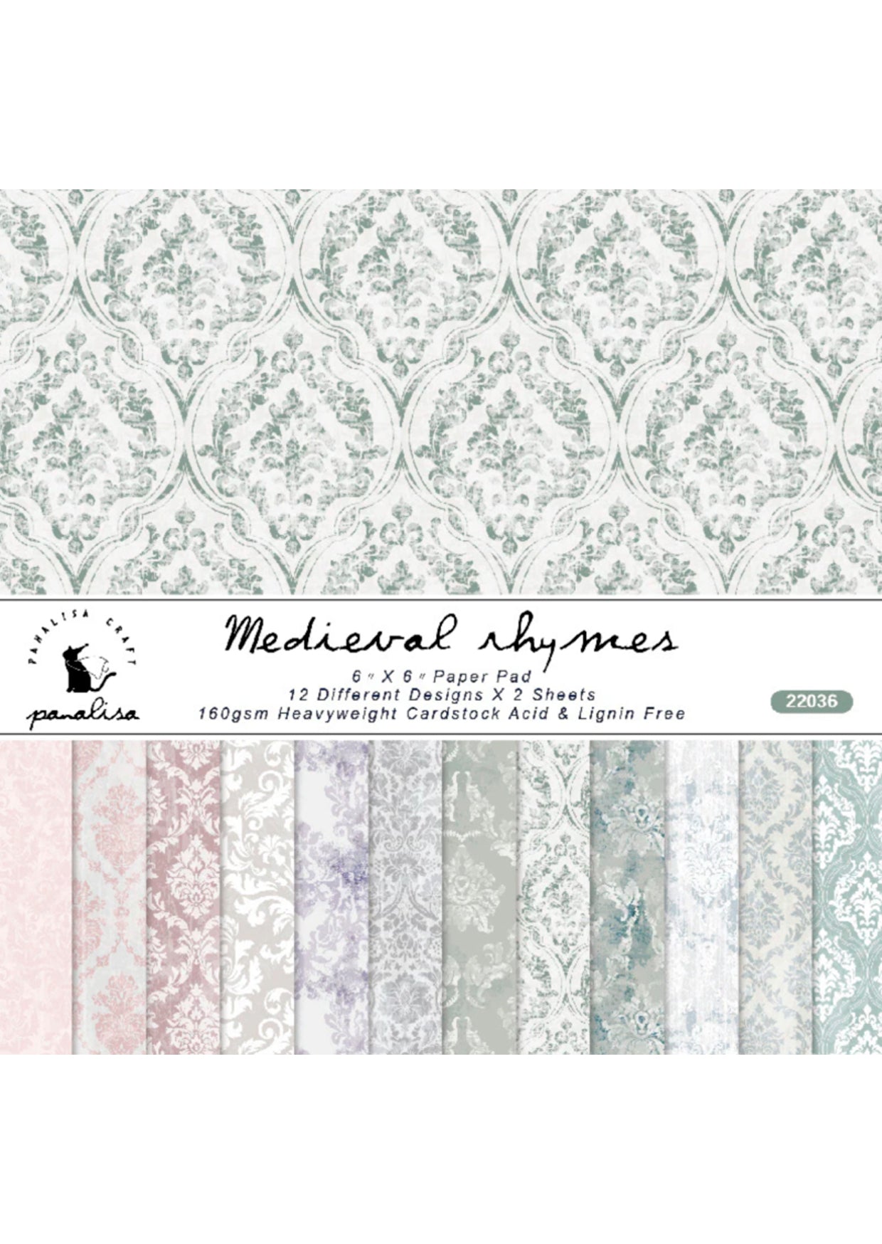 Background paper Medieval rhymes