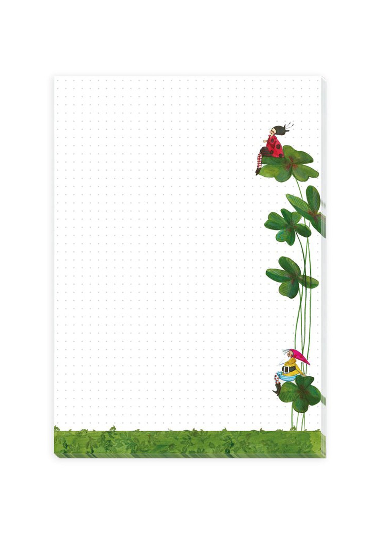 Silke Leffler notitieblok - klavertje vier