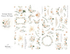 Pre-cut PETTape - Orange Roses