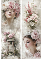 Papieren blok - Blush & Bloom