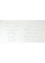 Journal stencil - Maanden