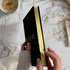 aily Self-Care (Black) Reflection and Gratitude Journal (Blush&Gold)