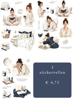 Journalstickerset - Home sweet home