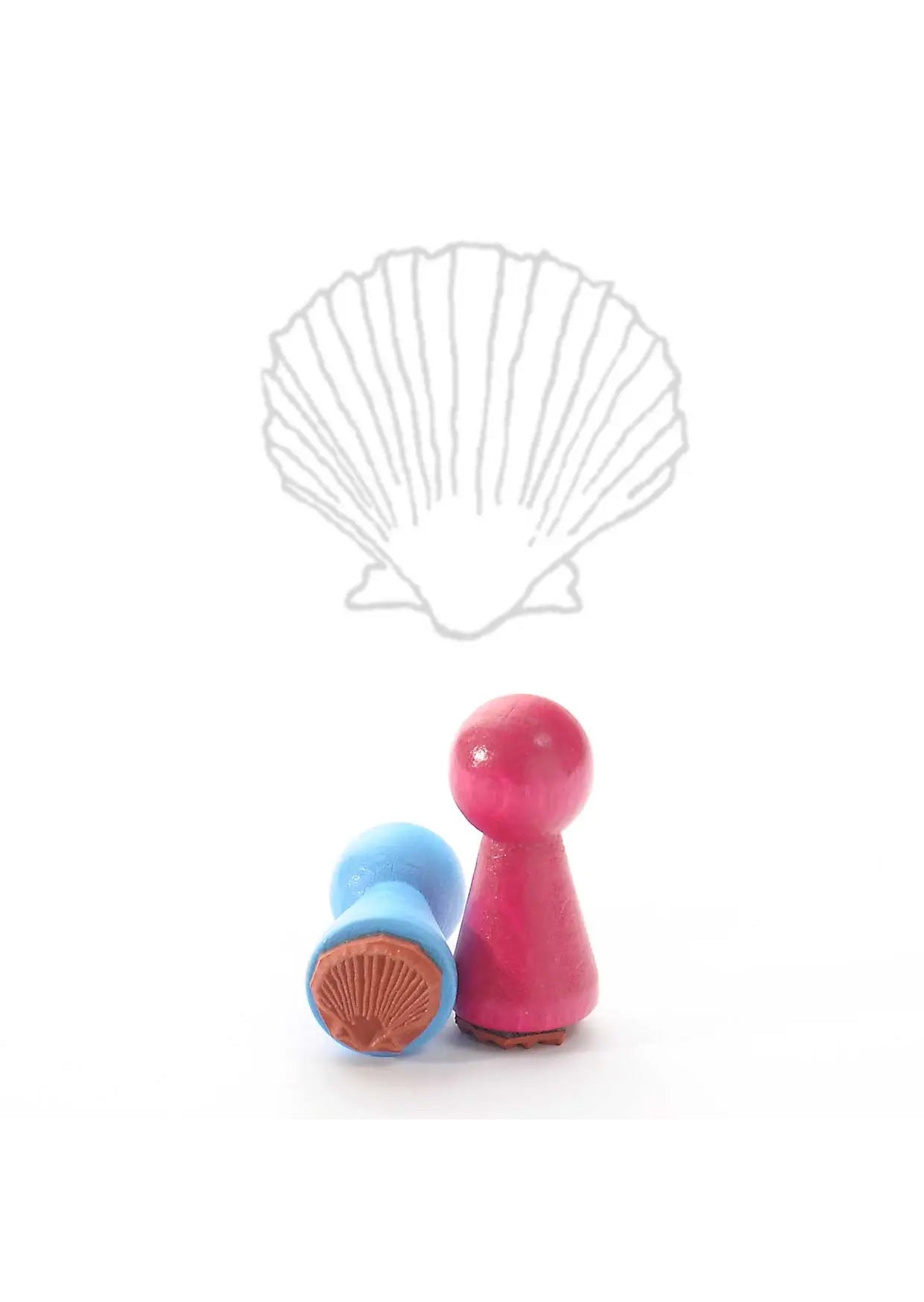 Mini Rubber Stamp van het merk Heinddesign - Shell