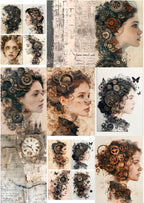 Papieren blok - Steampunk