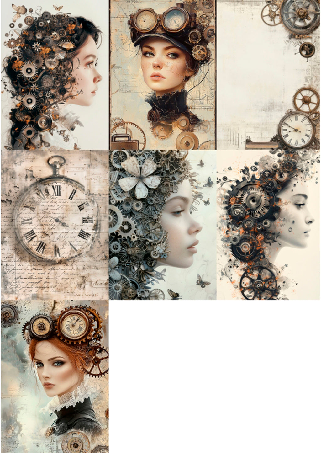 Papieren blok - Steampunk