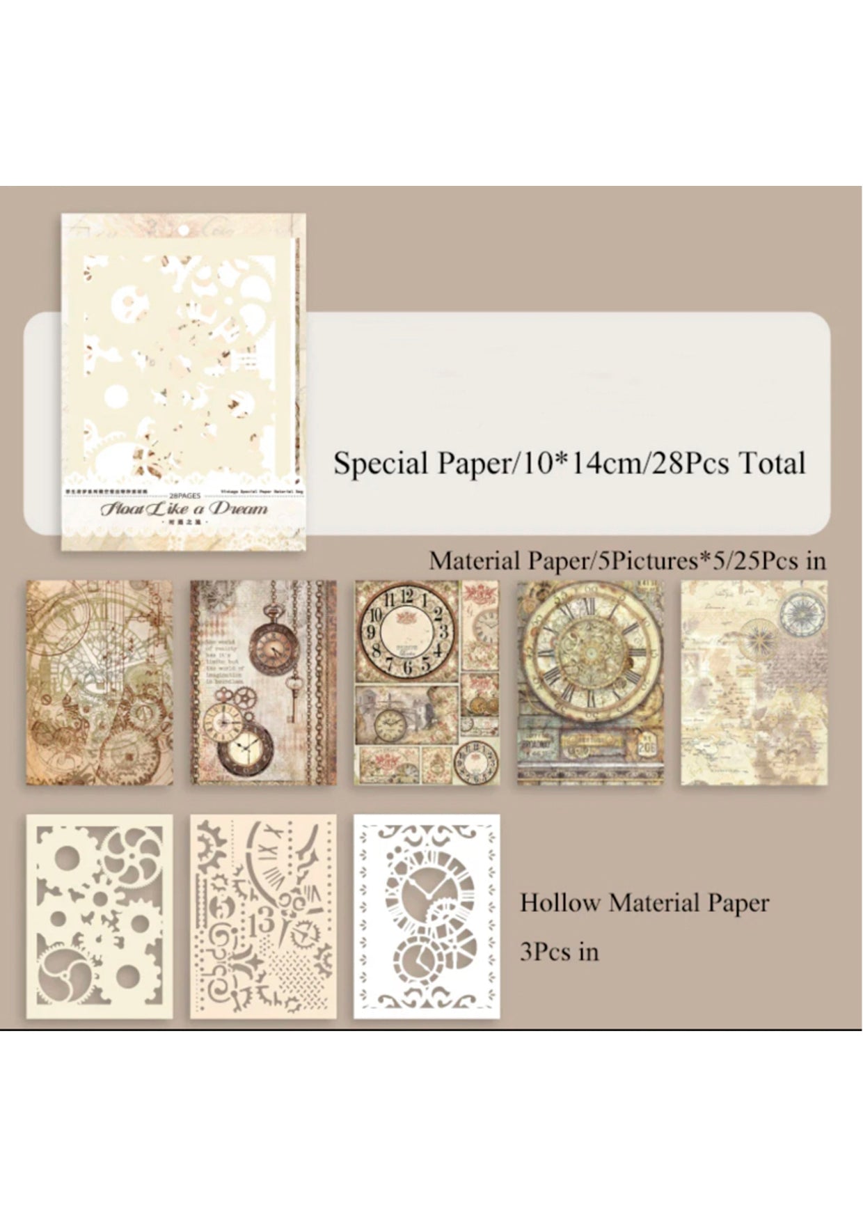 Paper set special 'steampunk'