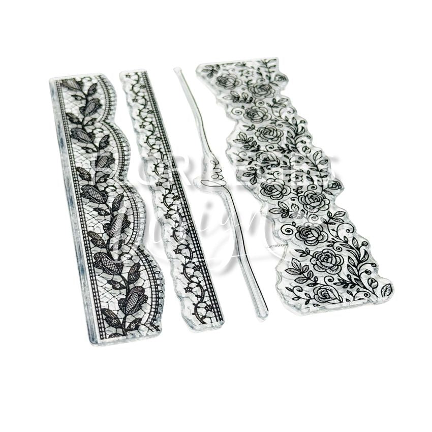 Clear stamp : randen van het merk Florilége Design